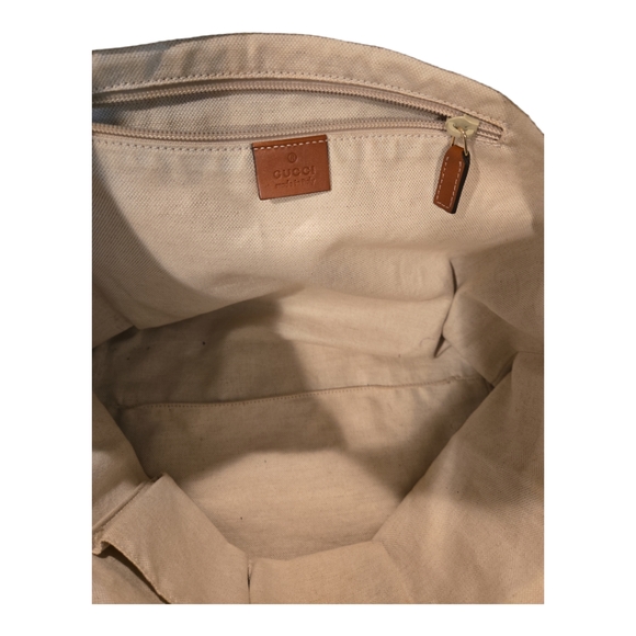 Gucci Nylon Tote brownish / Black some color discoloration - Picture 3 of 5